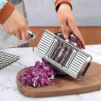 廚房用品不銹鋼切菜器刨紫甘藍絲刨起司切絲磨蓉切片四刀頭D319