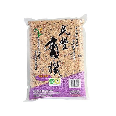 里仁-民豐有機三寶米1.5kg/包 @超商限2包  👍️一次吃到三種有機米的營養 👉️預購商品須等5-7天