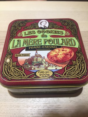 La Mère Poulard 普拉嬤嬤法式酥餅 鐵盒(無餅乾)