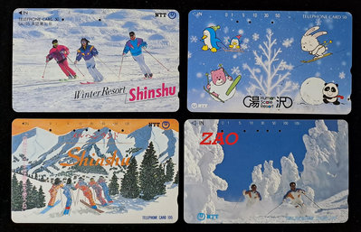 日本電話卡滑雪Winter Resort 運動休閒活動電話卡特價（2311051）