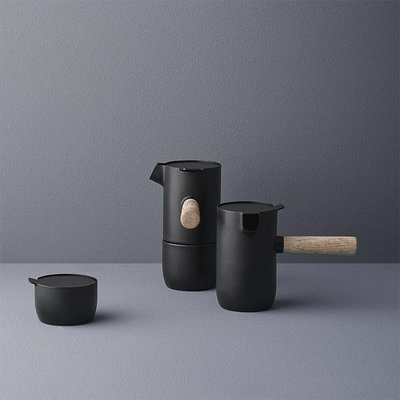 丹麥Stelton簡約意式摩卡壺濃縮咖啡煮壺單閥不銹鋼煮咖啡的器具