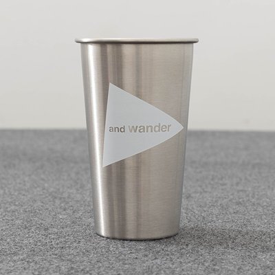 【MOMO全球購】AND WANDER pint 16oz 不銹鋼咖啡杯隨手水杯