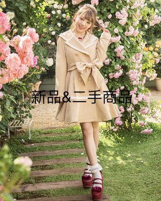 LIZ LISA蕾絲滾邊風衣外套日本LIZ日系蝴蝶袖口外套日系品牌lizlisa