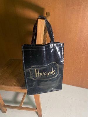 Harrods 哈洛德 經典pvc手提袋 購物袋