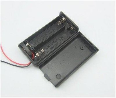 ►369◄3號 AA 2節電池盒 3V電池盒 附引線 有背蓋 有開關DIY 帶開關 1.5Vx2個