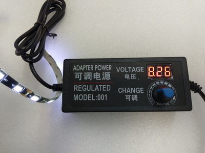 有電壓表電源可調 調整式 可調式 5A 110V/220V電壓轉 7.5V~12V 變壓器 電壓調整