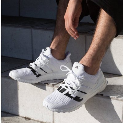 UNDFTD X Adidas Ultra Boost 4.0 全白 聯名 慢跑 編織 男 小白鞋
