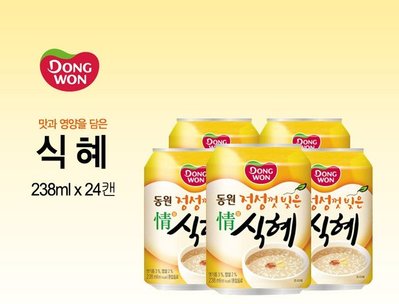 LENTO SHOP - 韓國 DONG WON 東遠 麥芽甜湯 甜米露 小米甜湯 식혜 238MLX24罐/箱