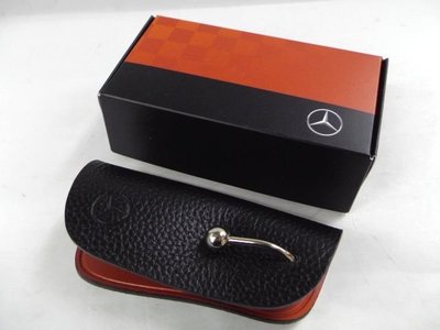 Mercedes- Benz 日本賓士原廠正牛皮時尚 鑰匙保護套 鑰匙皮套 保護套