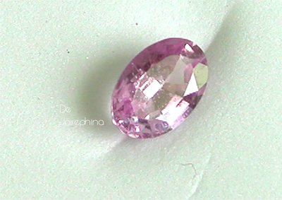 (裸石253) De Josephina 稀有錫蘭無燒藍寶石SAPPHIRE濃艷粉紅放光 0.51克拉