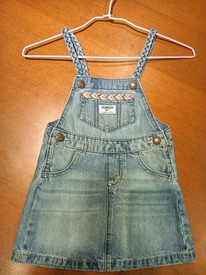 榮榮的二手童裝 - Oshkosh 女童 牛仔吊帶裙 3T 100cm- 2~3歲 全新沒穿過 - 301元起標