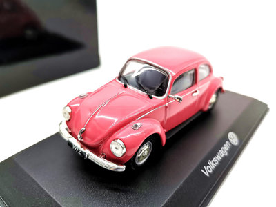 汽車模型 現貨 1/43 VW Beetle 大眾 甲殼蟲合金汽車模型