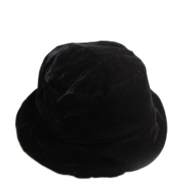 【海倫精坊】保暖絨面短沿黑色造型漁夫帽(特價１５０元)FR24男女適