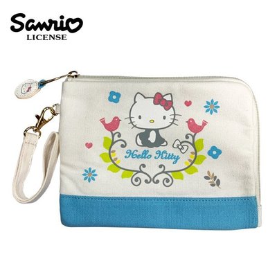 凱蒂貓 北歐風 收納包 隨身包 手拿包 Hello Kitty 三麗鷗 Sanrio【005169】
