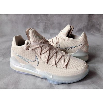 公司 Nike LeBron 17 Low EP 米黃 平地 舒適 休閒運動 慢跑 CD5006-200 男女現貨潮鞋