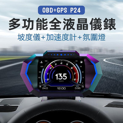 唯穎 P24 HUD OBD 抬頭顯示器 儀錶板 儀表 車用 車用 汽車用 OBDII OBD2 抬頭顯示器 顯示器