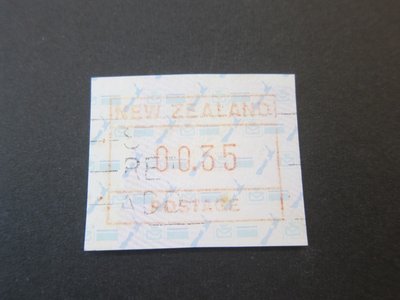 【雲品2】紐西蘭New Zealand 1986 Frama Map $35c FU 庫號#B535 88369