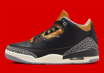 Air Jordan 3 Retro 喬丹黑金經典運動籃球鞋CK9246-067男女鞋公司級