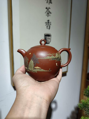 【二手】 紫砂茶壺 工藝師紫砂壺 買賺83 紫砂壺 茶具 茶寵【古藏】