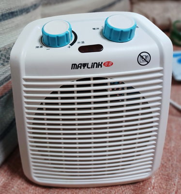 ╭✿ 二手 MAYLINK美菱 超導體電暖器(藍莓馬卡龍)【ZW-106FH】送風/溫風/熱風三段溫度,可調溫度$699
