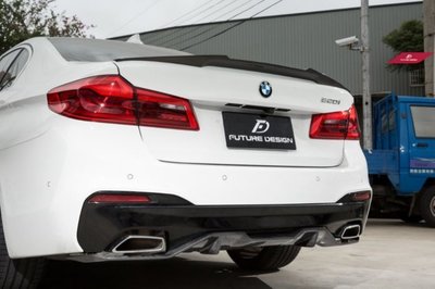 【政銓企業有限公司】BMW G30 G31 MTECH 雙層式 高品質 碳纖維 P款 空力套件 後下巴 520 530