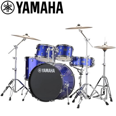 小叮噹的店-全新 YAMAHA RYDEEN 藍色爵士鼓(5件套組) RDP2F5