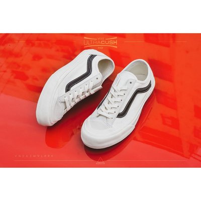 【正品】ISNEAKERS vans STYLE 36 DECON SF 米白 黑線 麂皮 開口笑 滑板鞋 休閒鞋 男女鞋 GD