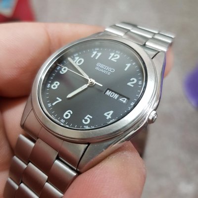 日本 SEKIO 不銹鋼 石英錶3.5/19 簡約 男錶 精工錶 F1
