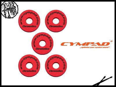 Cympad Chromatics 特製紅色銅鈸毛氈 【美鼓打擊】