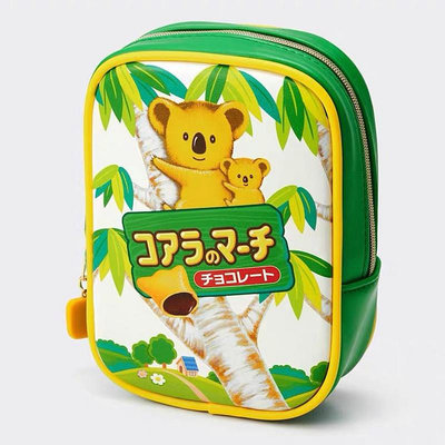 日本新款卡通可愛小熊餅乾造型pu防水化妝包 口紅包 小物收納包