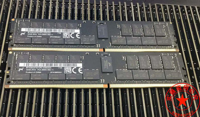 MT鎂光原廠32G DDR4 2666 REG ECC服務器內存32GB 2RX4 PC4-2666V