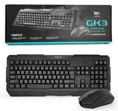 ♈叮叮♈ Ronever GK3無線鍵盤滑鼠組(KB053) 赤星 遊戲鍵盤 電競鍵盤 3C 電腦 配件 鍵盤 滑鼠