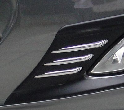 圓夢工廠 Hyundai 現代 Elantra 2012 ~ 2015 改裝 前保桿 霧燈罩 鍍鉻亮銀飾條 6條