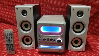 ~【白姫部屋】~ JVC 中床頭音響 UX-Q30 單片CD MP3 單卡帶匣 重低音 變色10種