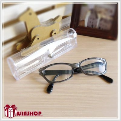 【贈品禮品】B1606  透明軟式眼鏡盒/透明塑膠眼鏡盒/眼鏡收納盒/老花眼鏡盒/塑膠暗扣盒/贈品禮品
