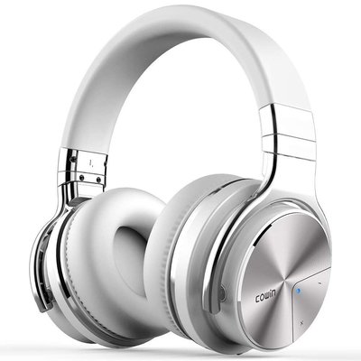 『東西賣客』【預購2週內到】日本COWIN E7 PRO密閉型/高音質/舒適聽力設計 耳罩式耳機(白色款) 哀鳳/安卓