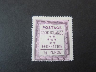 【雲品七】庫克群島Cook Islands 1892 Sc 6 MH 庫號#BP11 70529