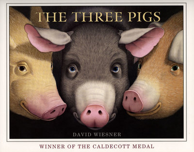 ＊小貝比的家＊THE THREE PIGS (豬頭三兄弟)/平裝/3~6歲/美國凱迪克金牌獎