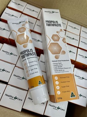 澳洲 Healthy care Propolis Tooth Paste 蜂膠牙膏 120g (新）包裝