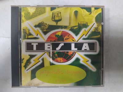 昀嫣音樂(CDa111)  TESLA PSYCHOTIC SUPPER 1991年 有磨損 保存如圖 售出不退