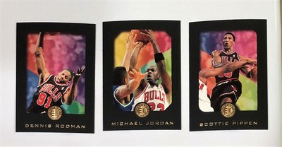 NBA1995-96 Skybox E-XL 套卡Jordan/喬丹/羅德曼/皮朋/歐尼爾/哈德威/.......名人堂