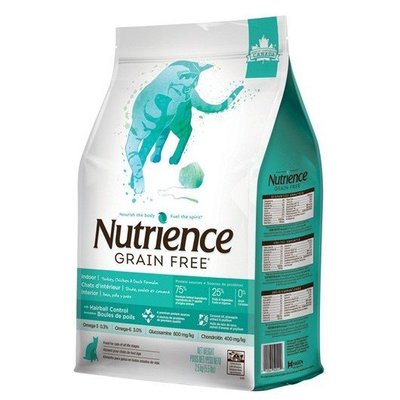 Nutrience 紐崔斯 無穀養生室內貓 火雞肉+雞肉+鴨肉 5kg