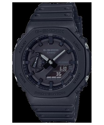 CASIO手錶公司貨G-SHOCK 以碳纖維防護構造GA-2100-1A1