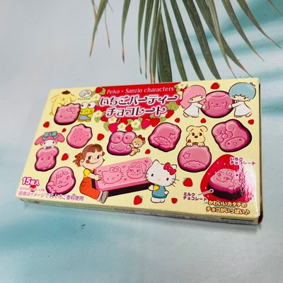 日本 Fujiya 不二家 快樂家族 草莓風味代可可脂巧克力 40g