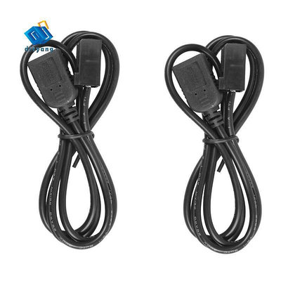 2 個 Aux USB 電纜適配器 2008 本田爵士 Cr-V Accord Cr-Z Mp3 用於 Ipod