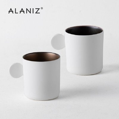 alaniz-JC維克多馬克杯歐式陶瓷水杯高顏值早餐杯個性家用咖啡杯-~特價