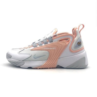 【代購】Nike Wmns Zoom 2K 珊瑚粉白 灰橘 透氣 休閒運動慢跑鞋 AO0354-108 女鞋