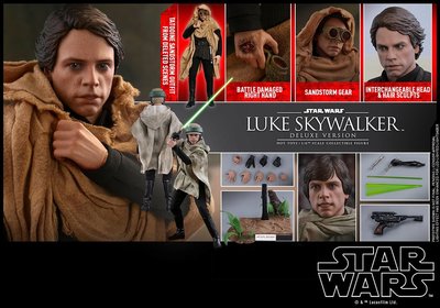 全新 Hot Toys MMS517 1/6 豪華版 星際大戰 絕地大反攻 路克 天行者 Luke Skywalker
