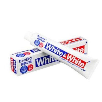 到期品 日本獅王 LION White&White 特效美白 含氟 勁倍白牙膏 150g