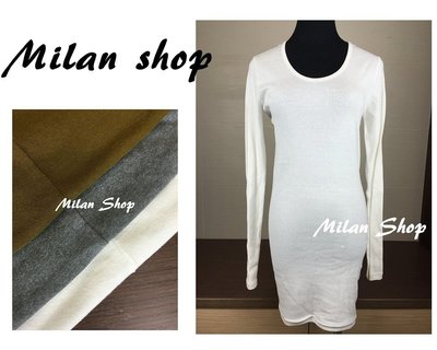 ☆Milan Shop☆網路最低價 韓國帶回Korea獨家款 超好穿inside車線圓領長版T 3色$299(特價)